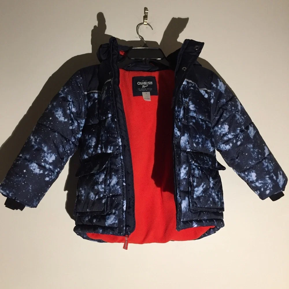Oshkosh B'gosh Kids Hooded Coat Size 7
